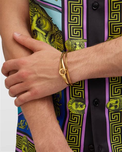 versace mens bracelet canada|Versace necklace for men.